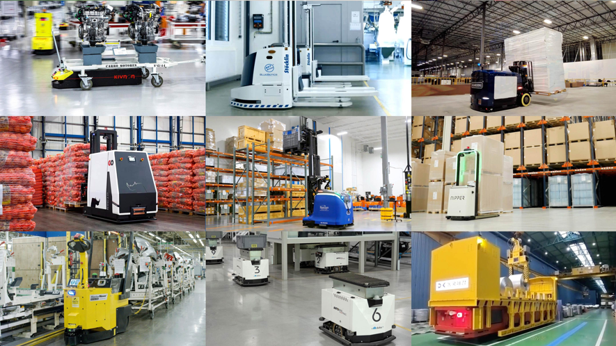 AGVs from BlueBotics