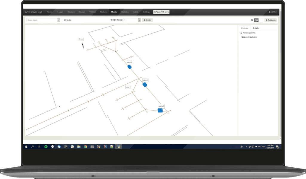 ANT server AGV software