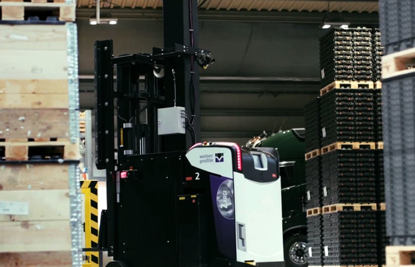 Forklift tracking system by SEP Logistik