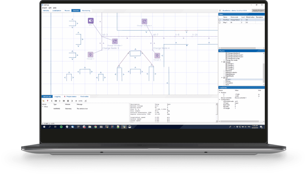 ANT lab 2.0 shown on a laptop.