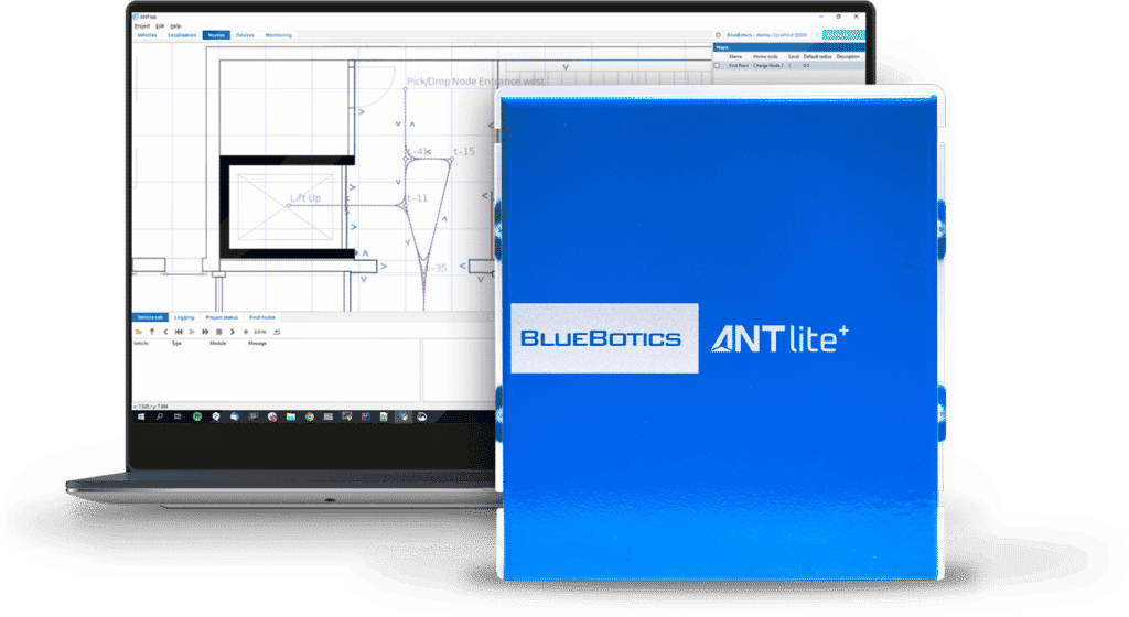 ANT lite+ with ANT lab.