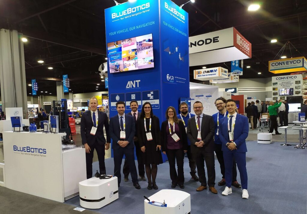 BlueBotics Events 2022 team at Modex in Atlanta.